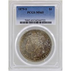 1879-S $1 Morgan Silver Dollar Coin PCGS MS65