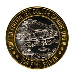 .999 Fine Silver Edgewater Casino Laughlin, NV $10 Limited Edition Gaming Token