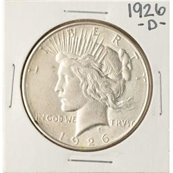 1926-D $1 Peace Silver Dollar Coin