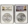 Image 1 : Lot of 2014-2015 $1 American Silver Eagle Coins NGC MS69 First Releases