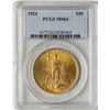 Image 1 : 1924 $20 St. Gaudens Double Eagle Gold Coin PCGS MS63