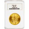 Image 1 : 1926 $20 St. Gaudens Double Eagle Gold Coin NGC MS63