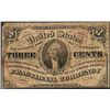 Image 1 : March 3, 1863 Three Cents Third Issue Fractional Currency Note