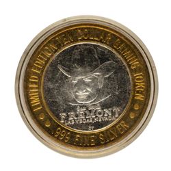 .999 Silver Sam Boyd's Fremont Las Vegas $10 Casino Limited Edition Gaming Token