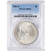 Image 1 : 1881-S $1 Morgan Silver Dollar Coin PCGS MS63