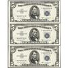 Image 1 : Lot of (3) Consecutive 1953B $5 Silver Certificate Notes
