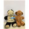 Image 1 : LOT OF 2 VINTAGE STUFFED ANIMALS