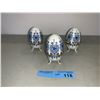 Image 1 : 3 X DECORATIVE FABERGE EGGS