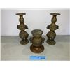 Image 1 : BRASS OR BRONZE INDONESIAN CANDLE HOLDERS