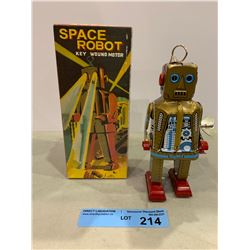 SPACE ROBOT TIN TOY W/BOX