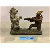 Image 1 : ANTIQUE HUNTER SHOOTING BEAR STATUE/TOY