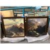 Image 1 : FRAMED THOMAS MORAN REPLICA CANVAS PRINT X 2