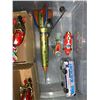 Image 2 : TRAY LOT OF REPRO TIN TOYS