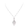 Image 2 : 1.96 ctw Diamond Pendant & Chain - 18KT White Gold