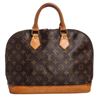 Image 1 : Louis Vuitton Monogram Canvas Leather Alma MM Handbag
