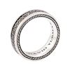 Image 2 : David Yurman 1.20 ctw Chocolate Diamond Ring - Silver