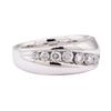 Image 1 : 1.20 ctw Diamond Band - 14KT White Gold