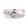 Image 2 : 1.20 ctw Diamond Band - 14KT White Gold