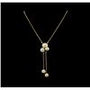 4.88 ctw Diamond Necklace - 14KT Yellow and White Gold