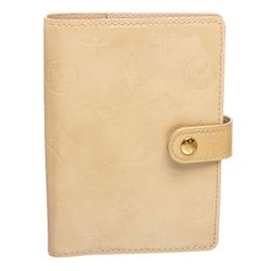 Louis Vuitton Beige Vernis Leather Small Agenda Cover