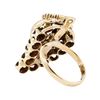 Image 3 : 4.50 ctw Garnet Ring - 14KT Yellow Gold