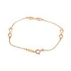 Image 2 : Tiffany and Company Infinity Motif Bracelet - 18KT Rose Gold