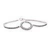 3.30 ctw Black and White Diamond Bracelet - 14KT White Gold