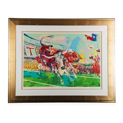 "Texas Longhorns" by LeRoy Neiman - Limited Edition Serigraph