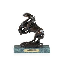 Rattlesnake Bronze Replica By Frederic Remington