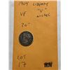 Image 1 : 1904 Liberty Head V Nickel Very Fine Grade Nice Early US Coin
