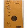 Image 1 : Rare Key Date 1864 with L AG Grade Nice Early US Coin