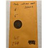 Image 1 : 1906 Indian Head Penny Fine Grade Nice Early US Coin