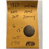Image 1 : Rare Key Date 1863 Indian Head Penny Good Grade Nice Civil War Time Coin