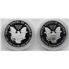 Image 2 : 2003 & 2018 PROOF AMERICAN SILVER EAGLES