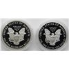 Image 2 : 1988 & 2014 PROOF AMERICAN SILVER EAGLES