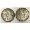 Image 1 : 1897 & 1886 MORGAN SILVER DOLLARS
