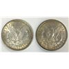 Image 2 : 1897 & 1886 MORGAN SILVER DOLLARS