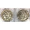 Image 1 : 1887 & 1890 MORGAN SILVER DOLLARS