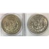 Image 2 : 1887 & 1890 MORGAN SILVER DOLLARS