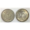 Image 2 : 1890 & 1882 MORGAN SILVER DOLLARS