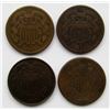 Image 1 : 4- 1864 TWO CENT PIECES
