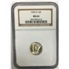 Image 1 : 1945-D MERCURY DIME NGC MS 64