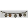 Image 1 : BEAUTIFUL STERLING SILVER COIN BRACELT;
