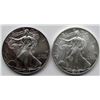 Image 1 : 2003 & 2009 AMERICAN SILVER EAGLES