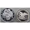 Image 1 : 2-1oz .999 SILVER PROOF ROUNDS: