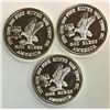 Image 1 : 3-GOD BLESS AM .999 1ozt ROUNDS