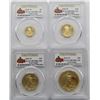 Image 1 : 2016-W 4 COIN SET; 1 OZ. $50, 1/2 OZ. $25, 1/4 OZ.