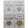 Image 2 : 2016-W 4 COIN SET; 1 OZ. $50, 1/2 OZ. $25, 1/4 OZ.