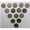 Image 1 : BARBER DIME LOT of 15 COINS