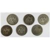 Image 2 : 6-SEATED QUARTERS, MIXED DATES & GRADES
